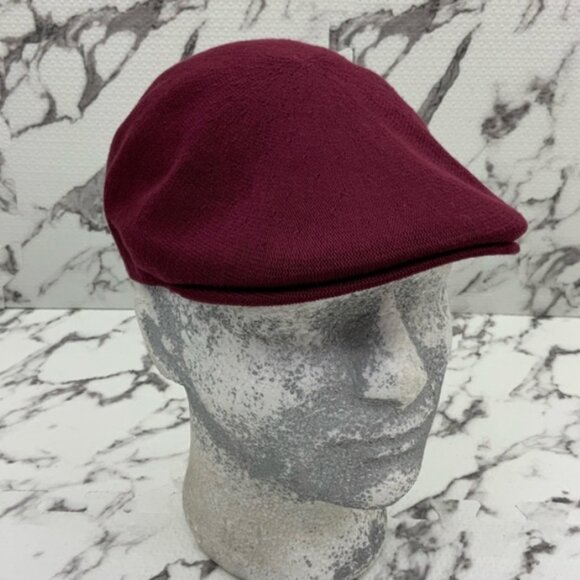 Kangol Burgundy Bamboo 507 Casual Hat NWT